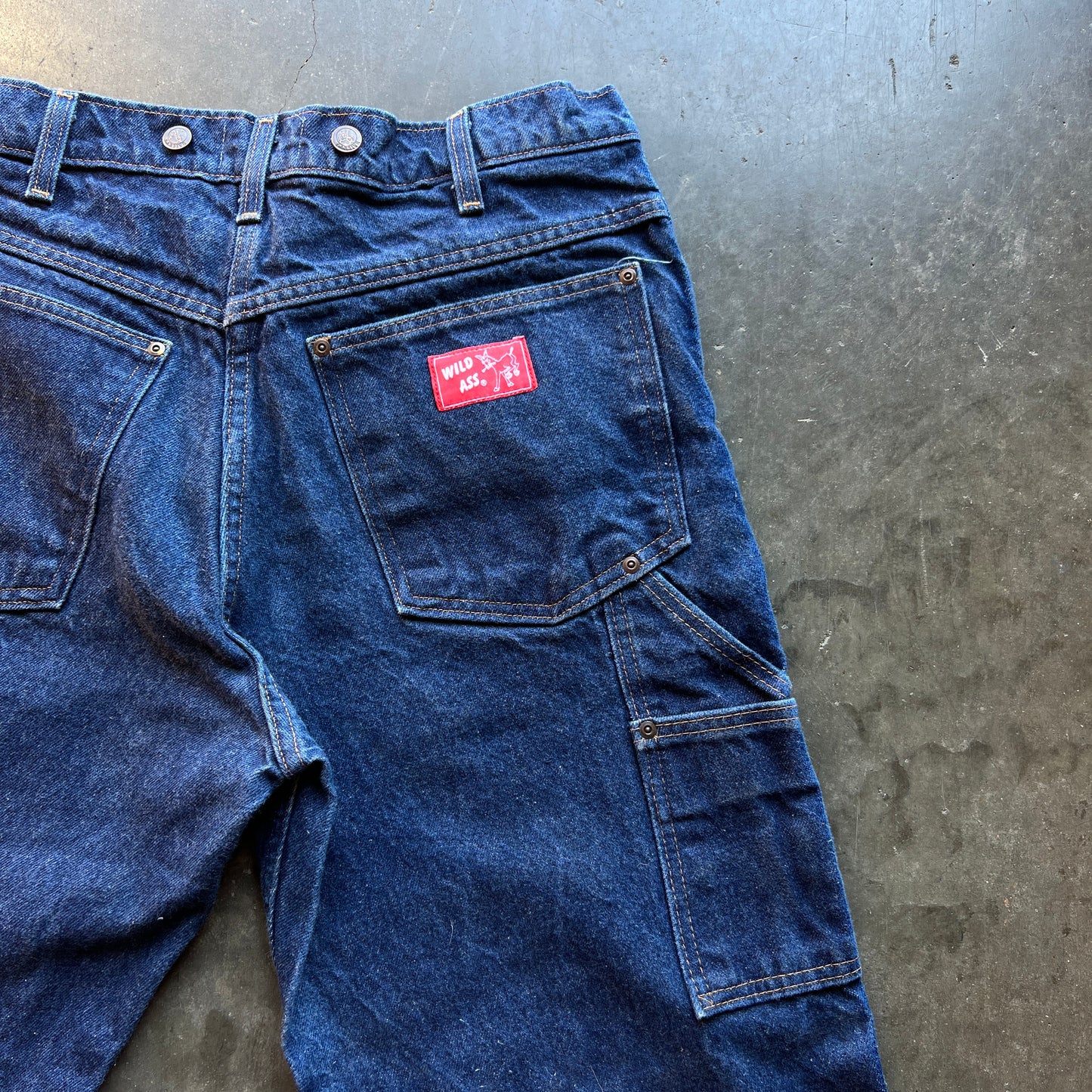 Stenciled Wild Ass Denim