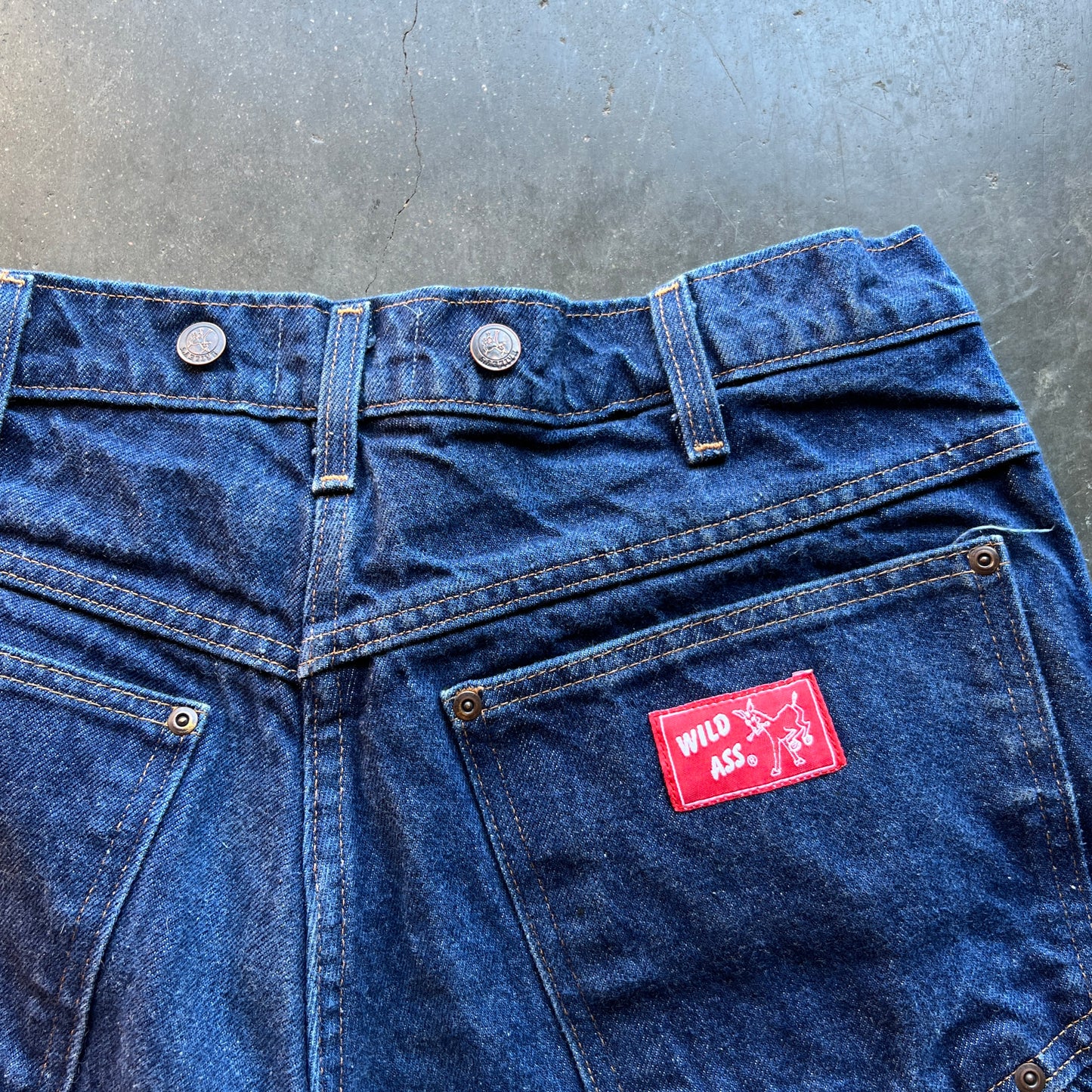 Stenciled Wild Ass Denim