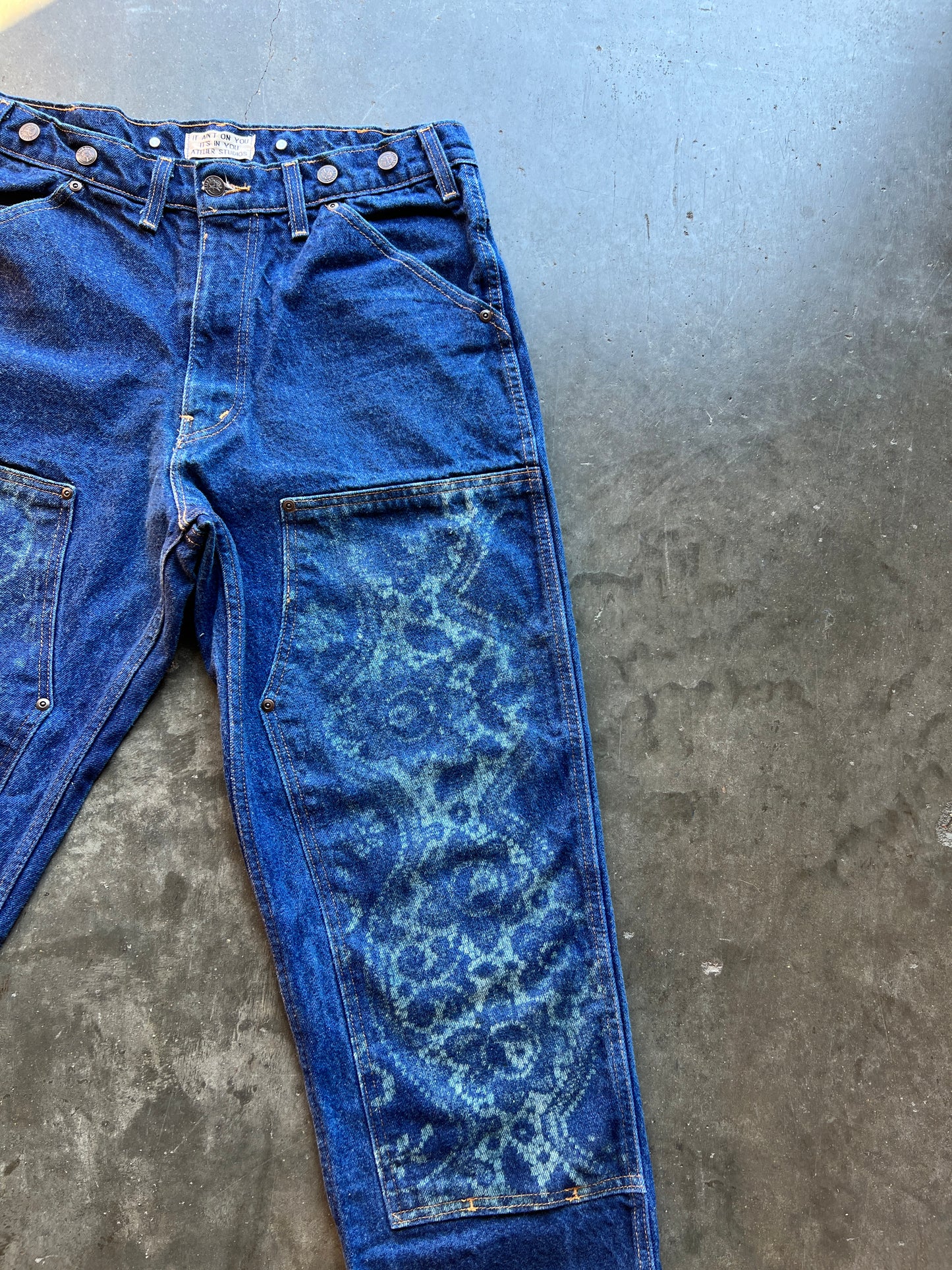 Stenciled Wild Ass Denim