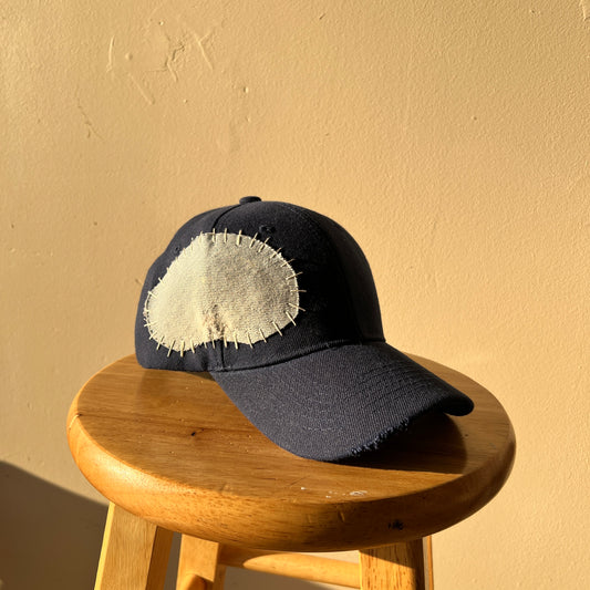 Navy Patchwork Hat