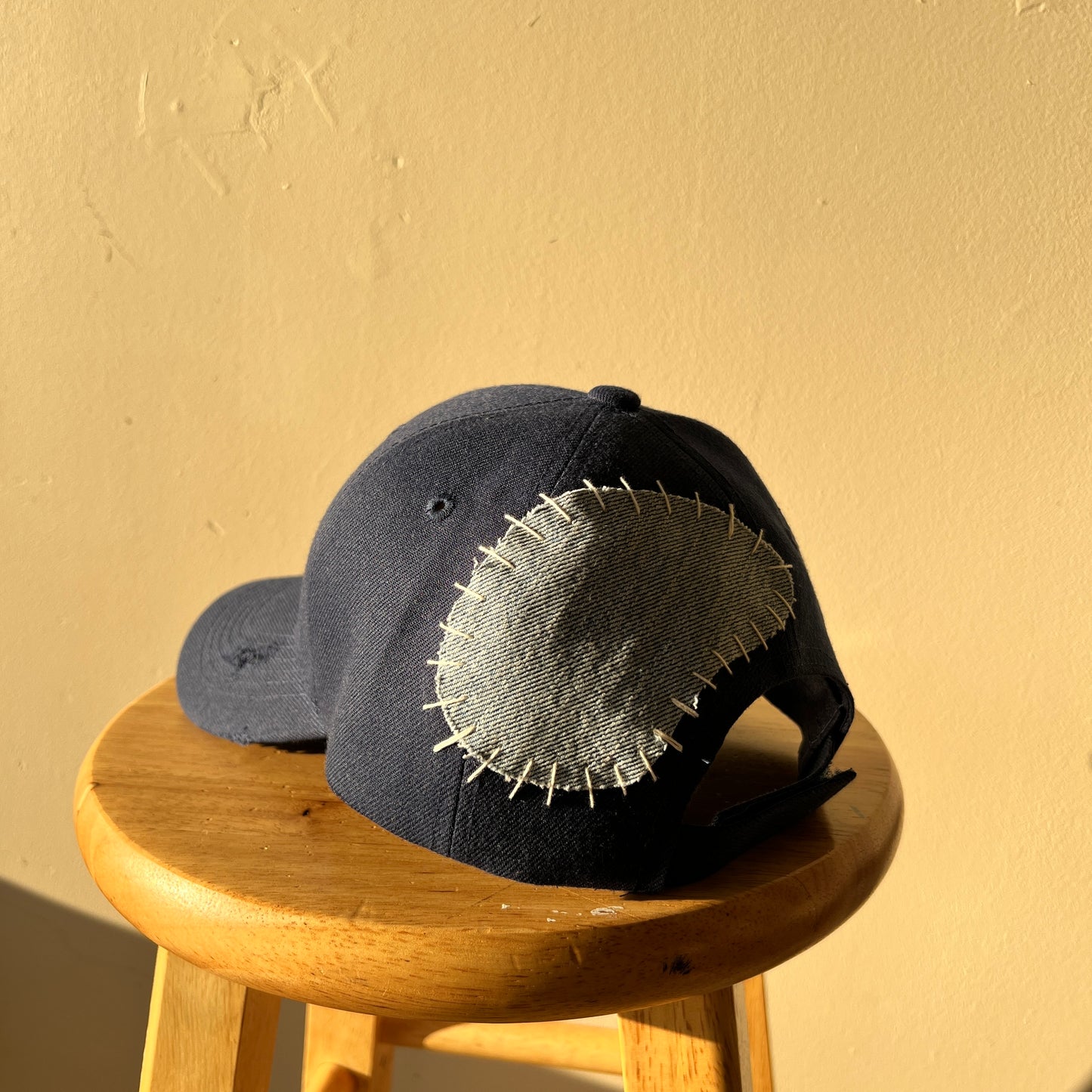 Navy Patchwork Hat